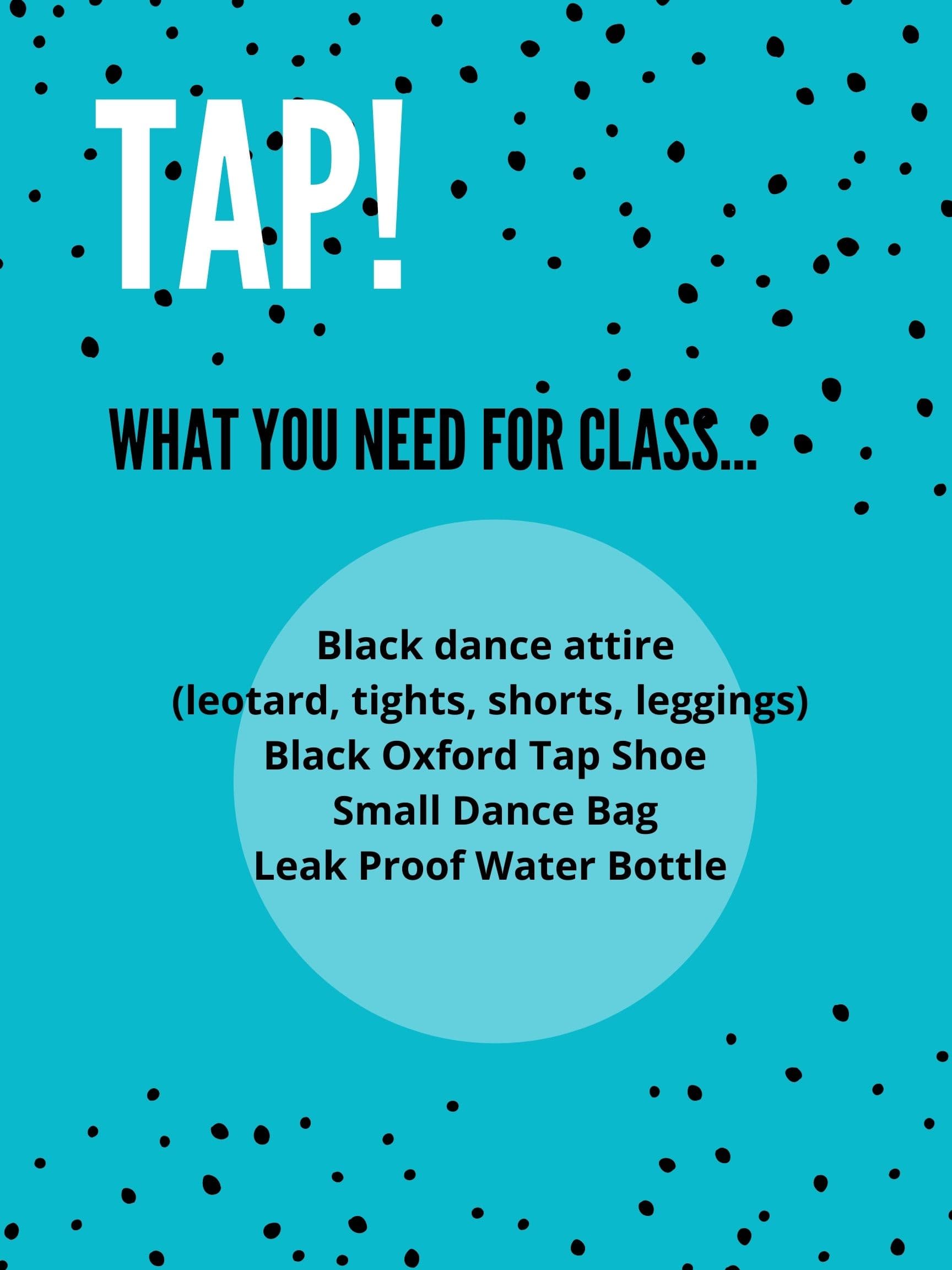 What to wear for Tap class